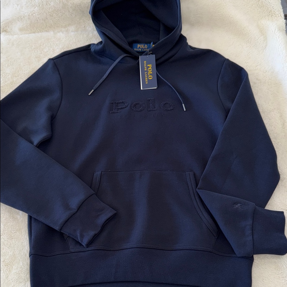 Polo by Ralph Lauren Men's Dark Blue Hoodie